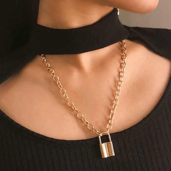 Jewelry - 🔴Heavy Duty Lock Chain Necklace